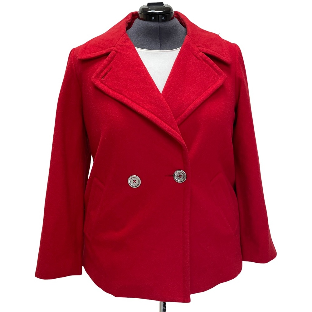 MICHAEL Michael Kors red wool coat size 2X